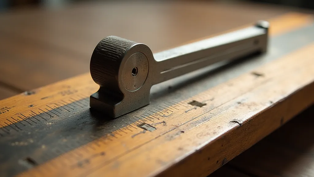 Close-up of a Pickett slide rule