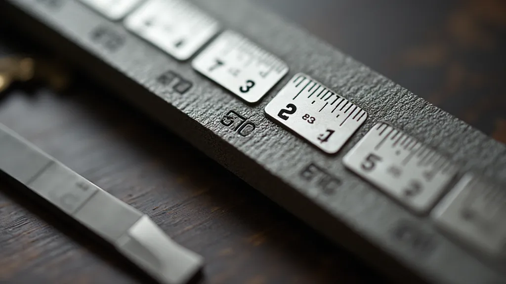 Pickett Model 1 slide rule scales
