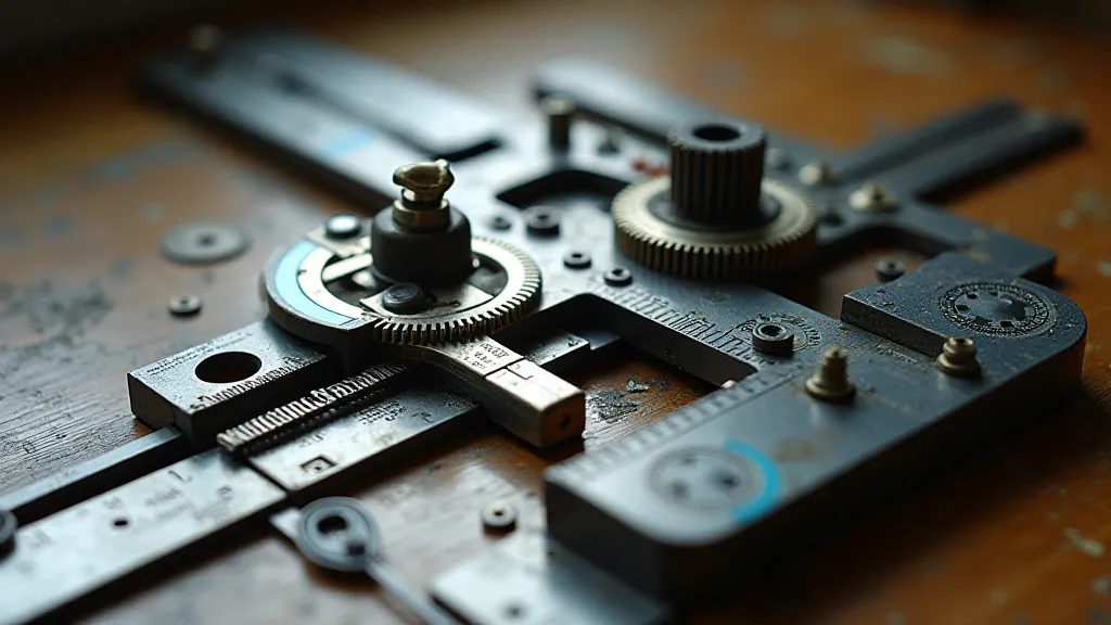 Disassembled Pickett Slide Rule