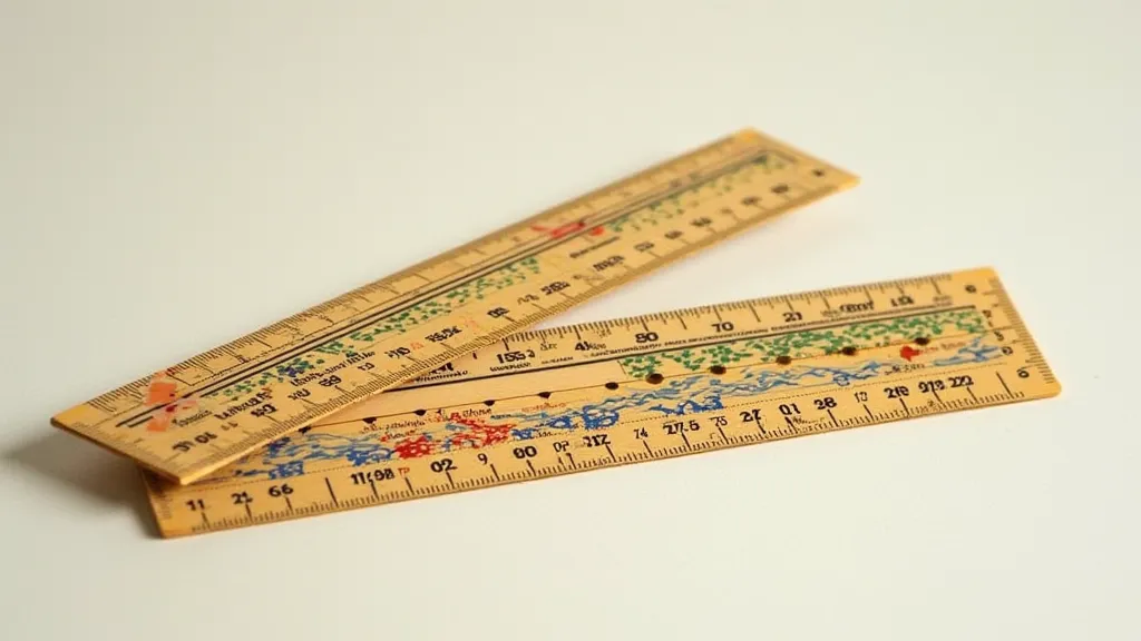Vintage plastic slide rule