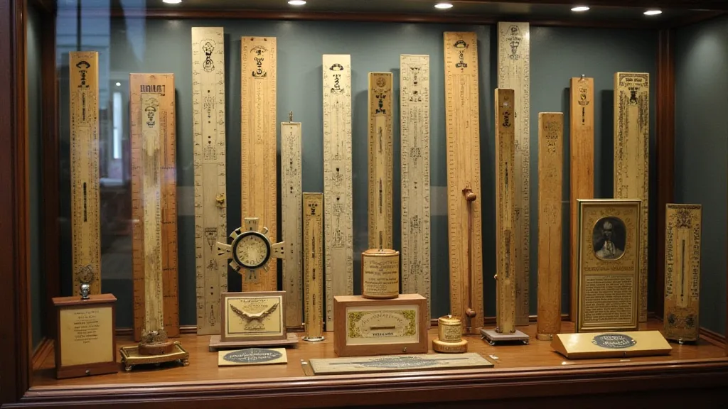 Collection of vintage slide rules