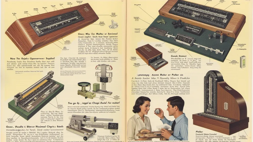 Vintage Slide Rule Advertisement